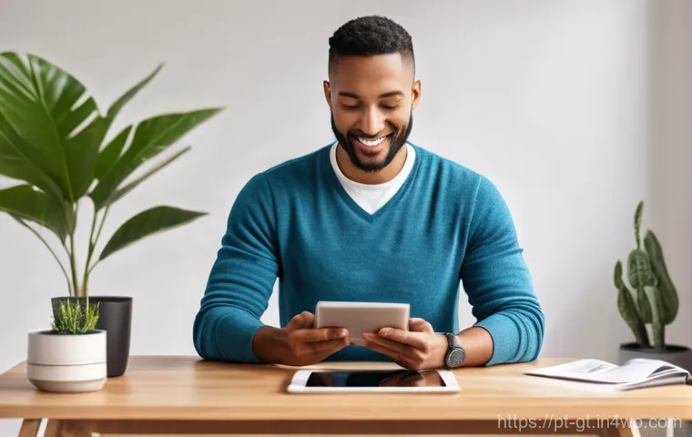 명상 앱의 구독 서비스 비교 - **Prompt:** A cozy bedroom scene at dusk. A person, appearing to be in their 40s, is lying peacefull...