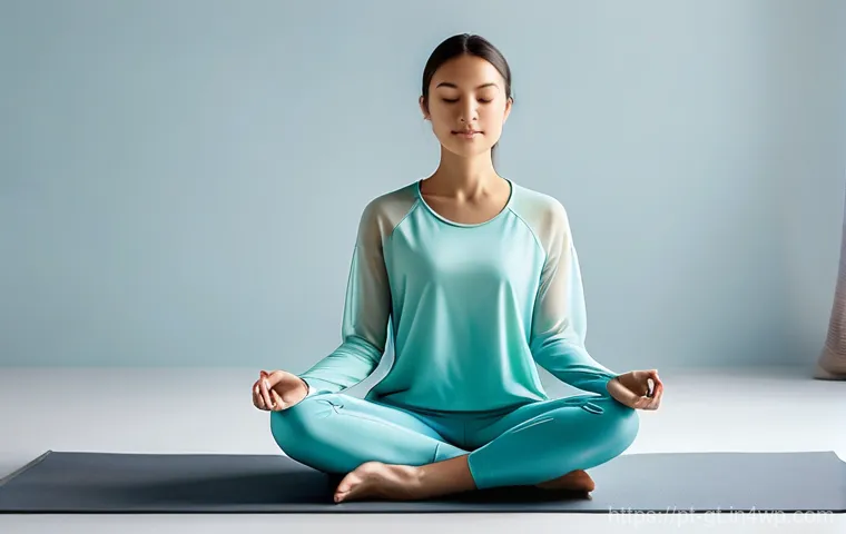 명상 앱의 미래  어떤 방향으로 나아갈까 - Prompt for "AI Personalized Meditation Coach":**

"A serene, young adult (gender-neutral, 20s-30s) s...