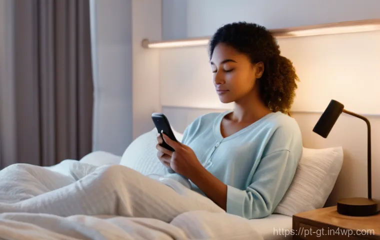 명상 앱 사용자의 후기 모음 - Prompt 1: Serene Evening with Calm App**