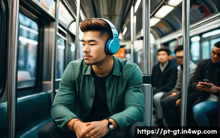 명상 앱으로 극복하는 불안감 - "A young professional, casually dressed in a comfortable yet stylish long-sleeved shirt and trousers...