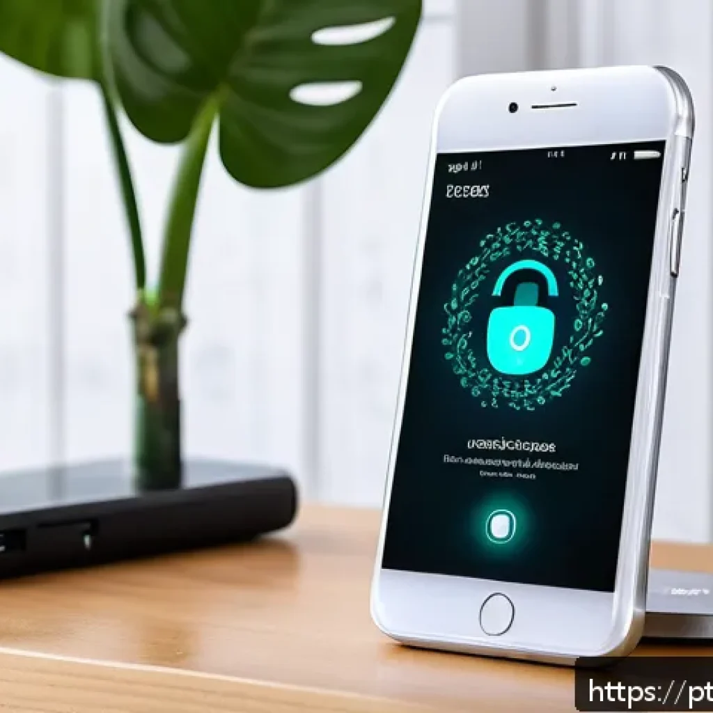 명상 앱의 데이터 보안 및 개인 정보 처리 - A modern smartphone screen displaying a secure meditation app interface in Portuguese, highlighting ...
